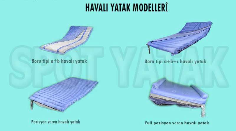 Havalı yatak modelleri